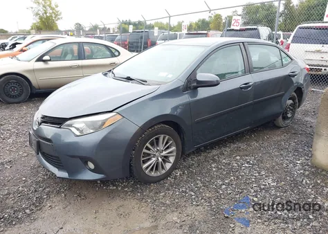 2014 Toyota Corolla Le Plus z USA, uszkodzony, nr VIN 2T1BURHE4EC210227